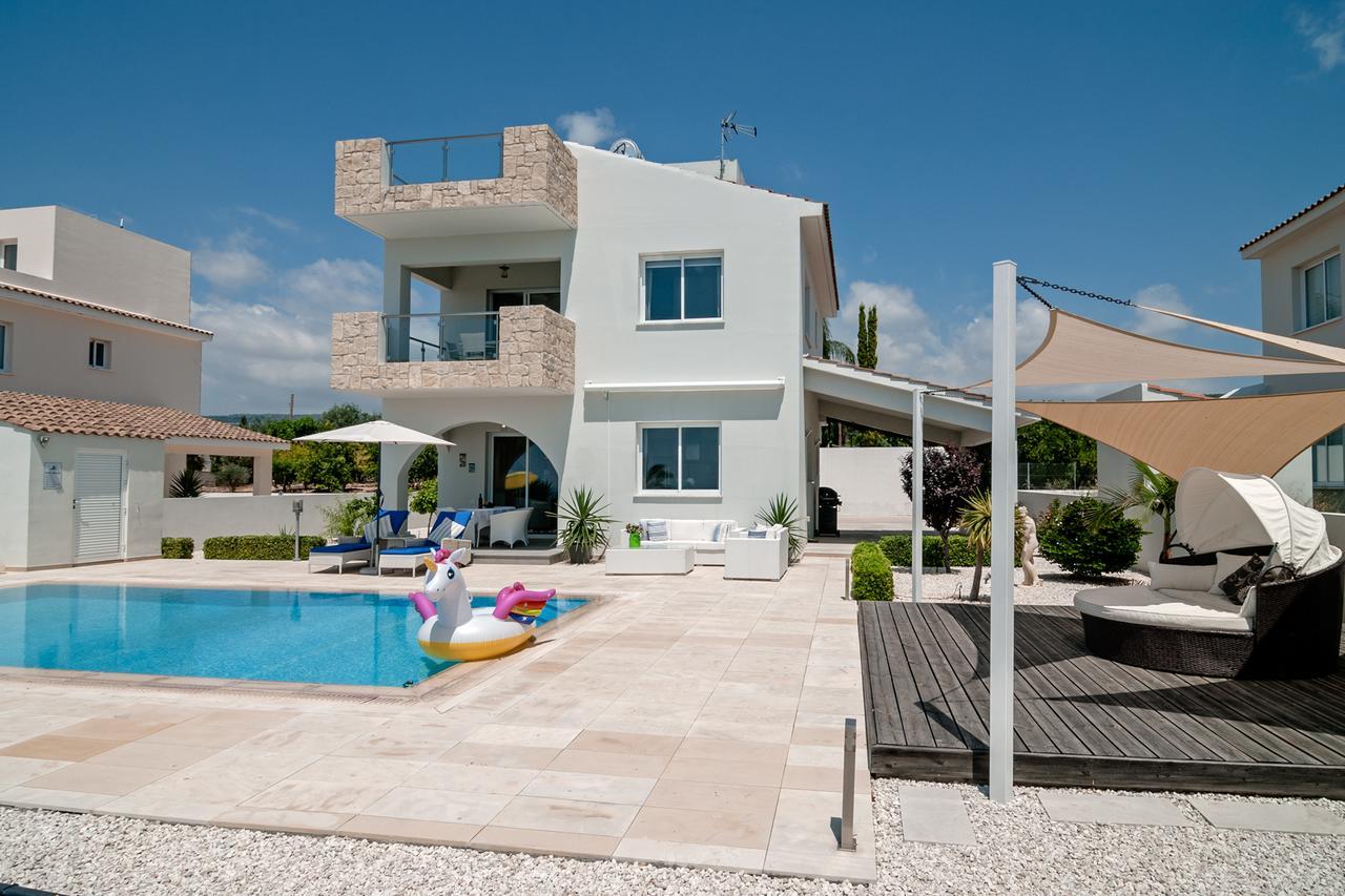 Villa Verdi: Luxury Villa With Private Pool Peyia Exterior foto